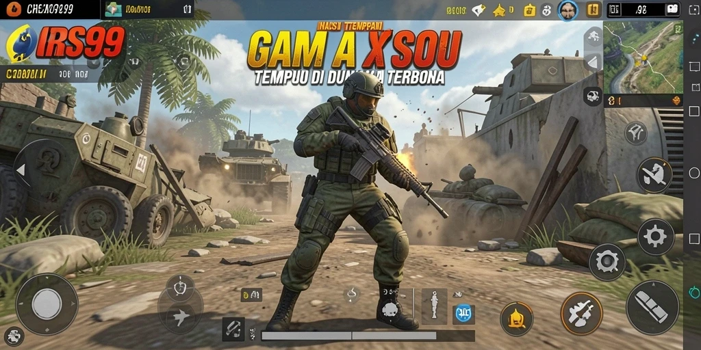 Screenshot utama menunjukkan aksi mendebarkan dalam <strong>CRS99</strong> dengan gameplay TPS yang dinamis.