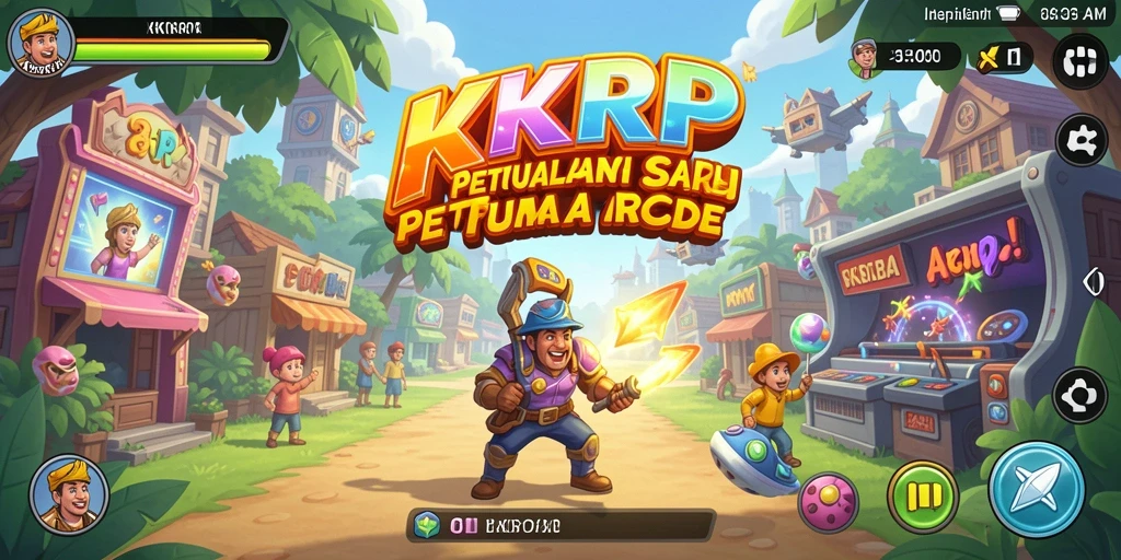 Screenshot KKRP menampilkan aksi seru dari gameplay Arcade yang mendebarkan.