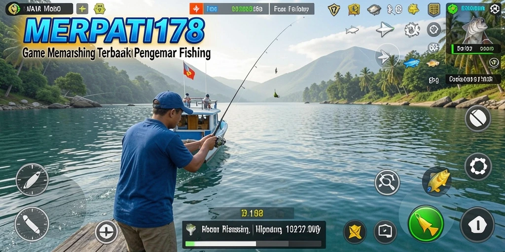 Screenshot gameplay <strong>MERPATI178</strong> menampilkan pengalaman memancing yang menakjubkan.