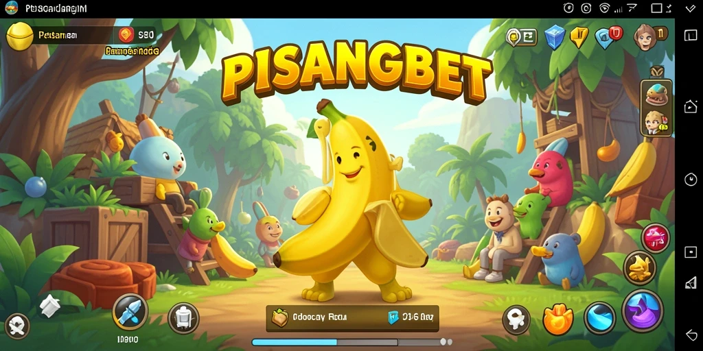 Screenshot utama PISANGBET menampilkan aksi petualangan RPG yang menarik.