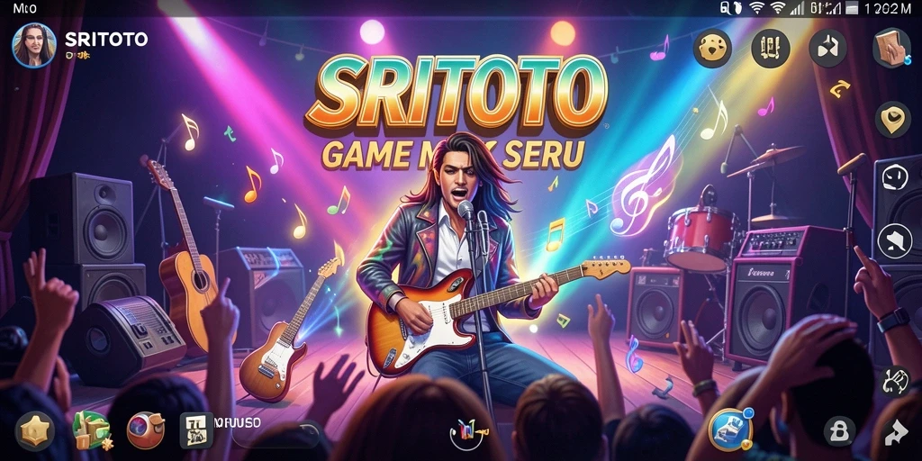 Screenshot SRITOTO menampilkan permainan musik yang mengasyikkan.